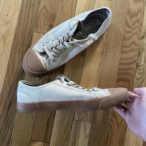 Ben Sherman Canvas Sneakers Men’s 11 Tan EUC